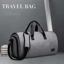 Топ холщовая Мужская многофункциональная дорожная сумка багаж мужские дорожные сумки большой емкости хозяйственный рюкзак холст Повседневный вещевой мешок