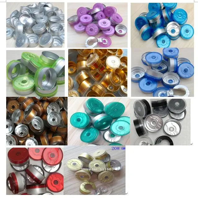 

Free shipping! 20mm flip off cap,50pcs/lot!All Kinds Of Colored Flip Off Caps,flip off tops for crimp glass vial