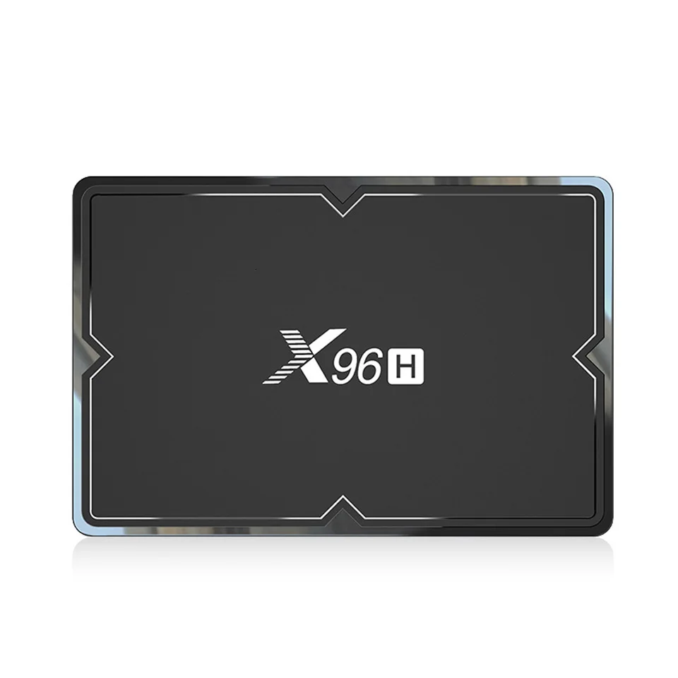 X96H Android 9,0 Smart tv Box 4 Гб 64 Гб четырехъядерный процессор H603 6K двойной Wifi 2,4G 5G USB 3,0 BT 4,1 H.265 Lan/100 M Android tv Box