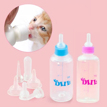 

6Pcs/1Set Feeding Bottle Set Kit Puppy Kitten Baby Pet Animals Dog Cat Pets