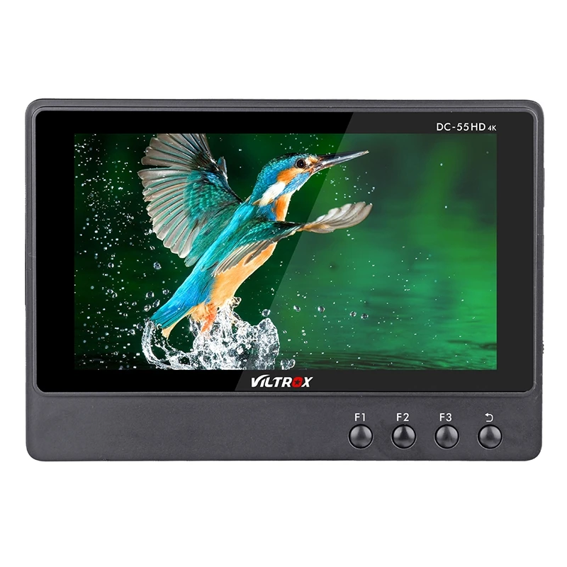 

Viltrox DC-55 5.5 Inch 1920 x 1080 HD Monitor 4K HDMI AV Camera Video Monitor with Peaking Focus/ False Color/Monochrome Display