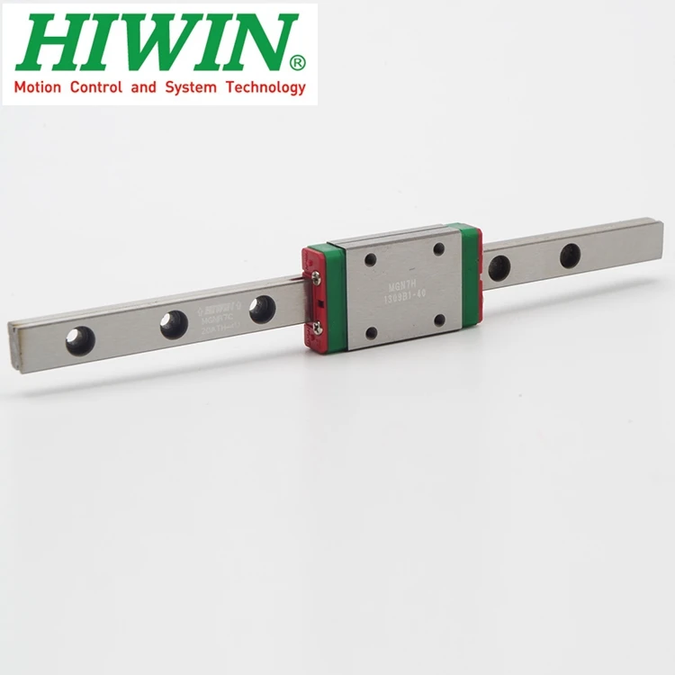 1 шт. оригинальные Hiwin линейные направляющие MGN7 100 200 300 330 350 400 450 500 550 600 мм MGNR7 рельсы+ 2 шт. MGN7H линейный блок перевозки ЧПУ части