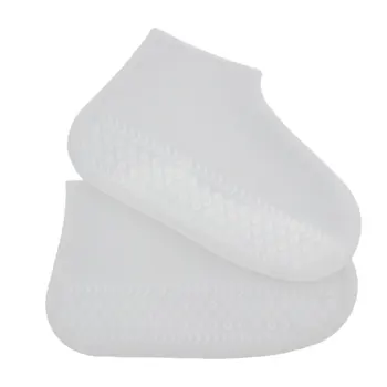 

1 Pair Of Outdoor Silicone Shoe Cover Waterproof Rainy Day Unisex Shoes Protectors Thickning Non-Slip Wear Foot Cover