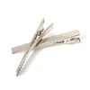 20Pcs/lot Rhodium Color Hair Clips Single Prong Alligator Hairpin with Teeth Blank Setting for DIY Hair Clips Jewelry Making ► Photo 3/6