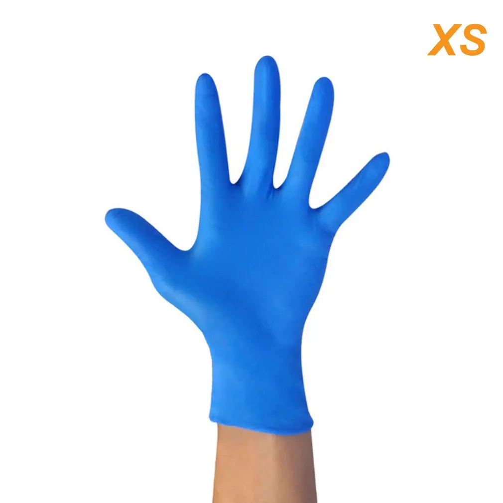 

APFNCHD Aimas Disposable Rubber Gloves Thick And Durable Anti-acid And Acid Laboratory Industrial Nitrile Gloves