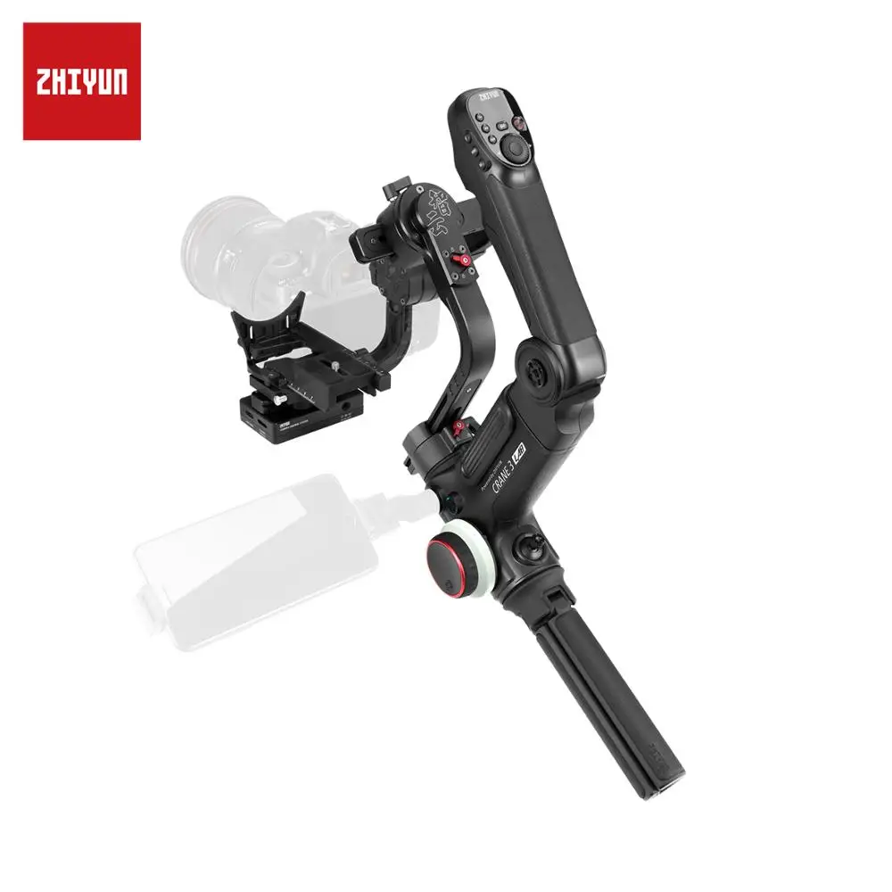 

ZHIYUN Official Crane 3 Lab 3-Axis Gimbal Wireless 1080P Image Transmission Control DSLR Camera Handheld Stabilizer VS 2/Plus