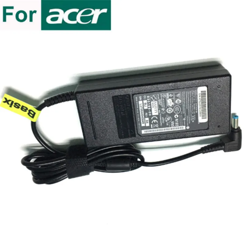 Basix 19V 4.74A 90W подлинный блок питания адаптер переменного тока зарядное устройство для ноутбука acer Aspire One A110 AOA110 D150 D250 KAV60 зарядное устройство