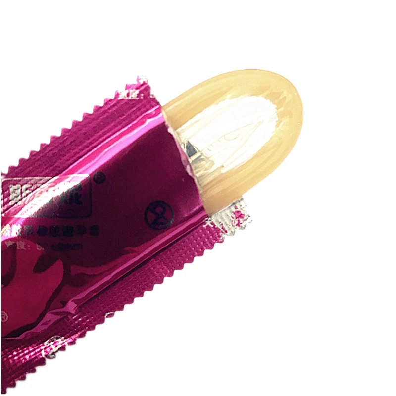 3PCS/lot Natural Latex Condoms Large Oil Penis Smooth Lubricated Extender Condom for Men Safer Contraception Sex Toys AC 6