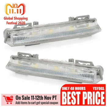 

12v Car Front Daytime Running Lamp Fog Light for Mercedes-benz W204 W212 C250c350 E350