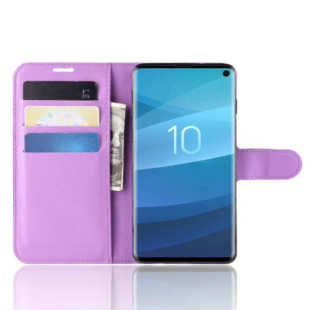 Чехол для телефона SAMSUNG Galaxy S10 Флип PU кожаный чехол силиконовый чехол для SAMSUNG S10 кошелек смартфон Чехол Coque Funda