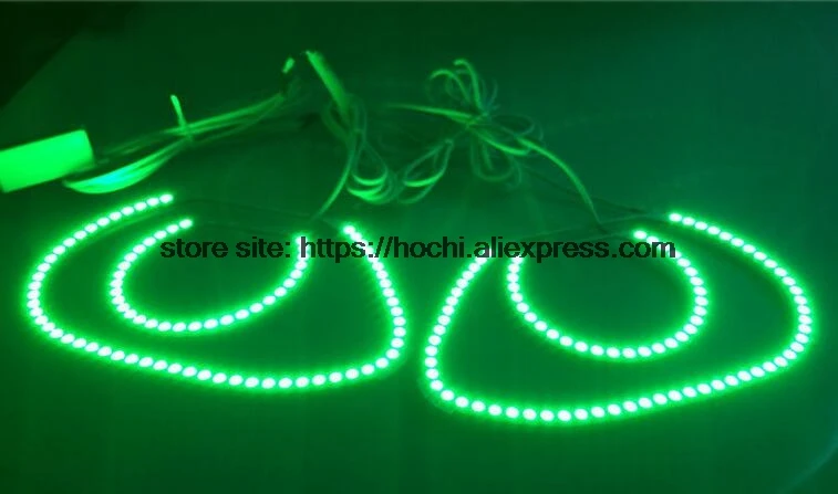 HochiTech RGB многоцветный светодиодный ангельские глазки набор ортопедических колец супер яркий стиль автомобиля для Honda Civic FD 2006 2007 2008 2009 2010