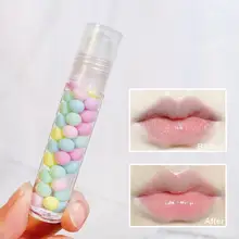 

Crystal Shimmer Lip Gloss Transparent Shiny Roller Ball Lip Glaze Moisturizing Liquid Lip Oil Makeup Tool New Color Random TSLM1