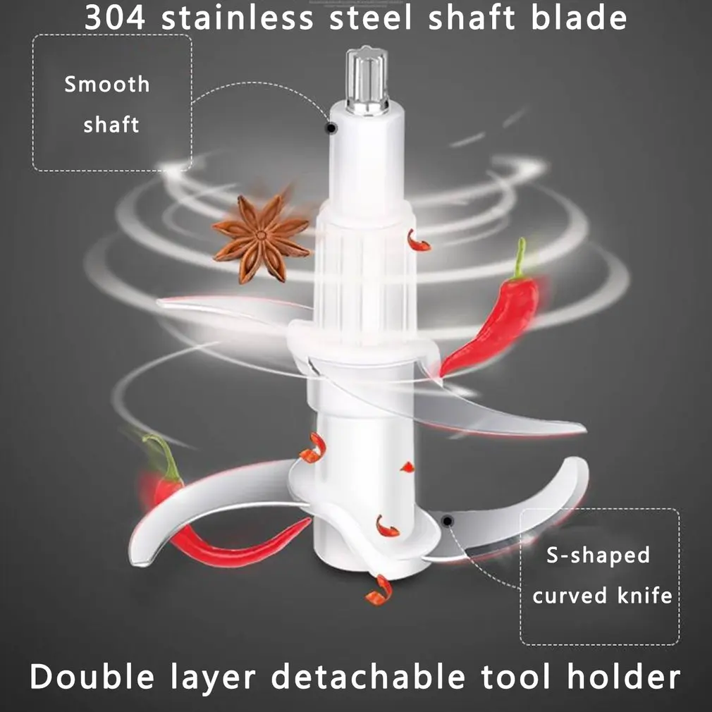 Мясорубка из нержавеющей стали Измельчитель Электрический автоматический