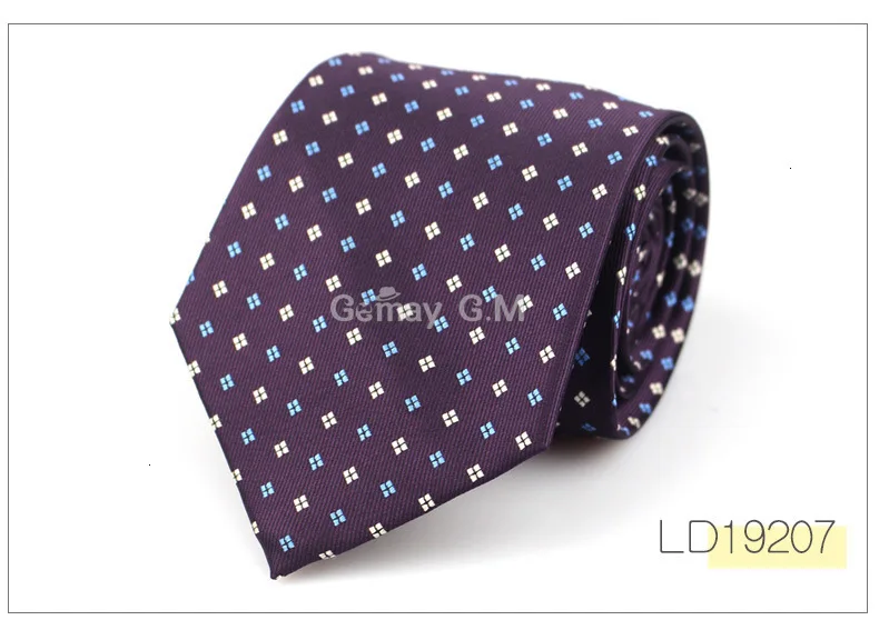 Классические мужские галстуки для бизнеса, официальные, свадебные галстуки для мужчин, 8 см, в полоску, в горошек, на шею, галстук, модные костюмы, галстуки, жаккардовый галстук