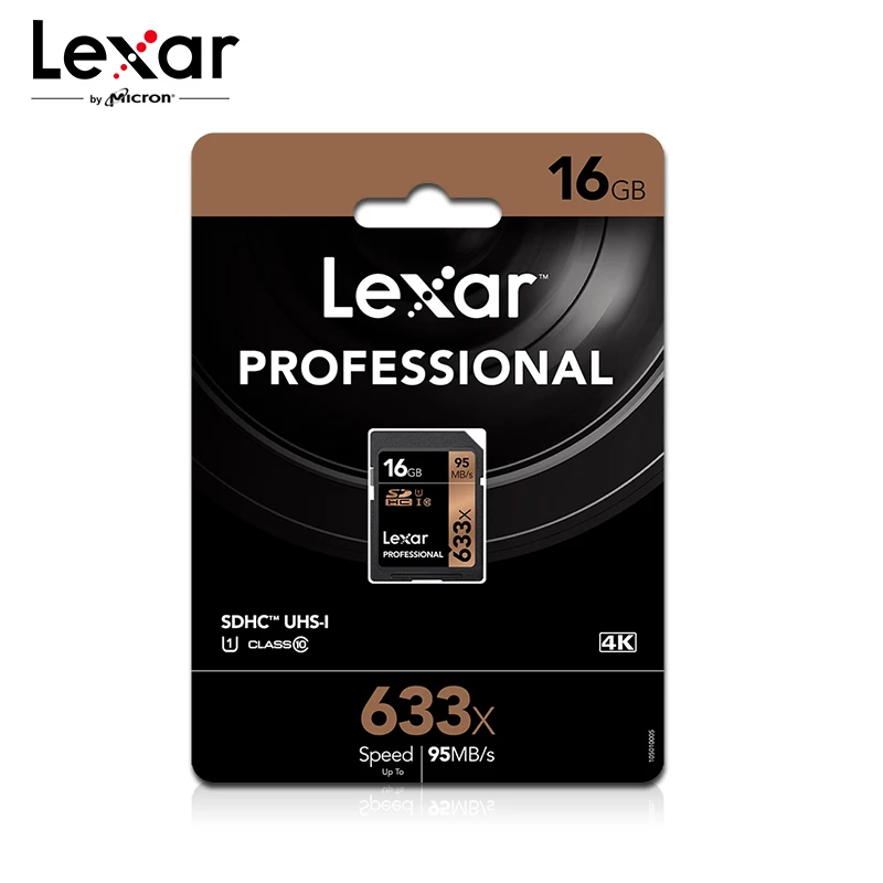 Lexar 633X64G sd-карта 256 Гб карта памяти 32 Гб UHS-I флэш-карта 128 Гб 16 Гб Высокая скорость до Макс 95 м класс 10 633x для камеры