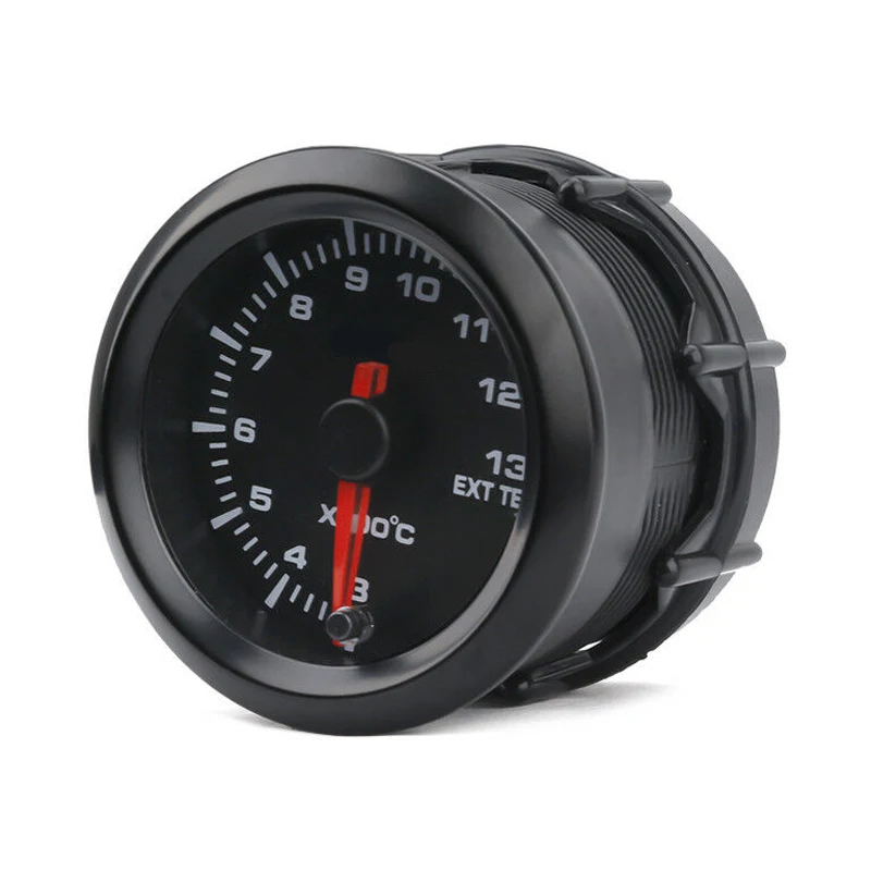1set 52MM Exhaust Gas Temp Gauge 7 Color Light With Peak Function 300-1300℃ EGT Gauge Car Meter Accessories
