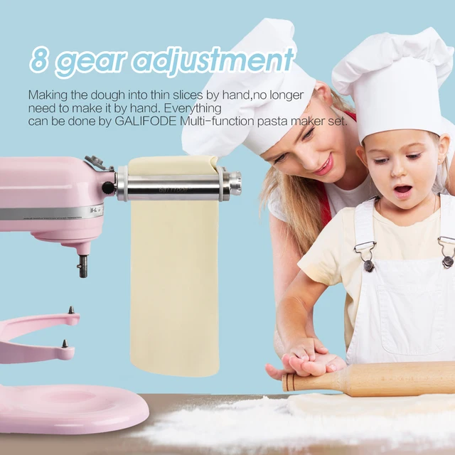 Tésztakészítő Készlet Cseréje A Kitchenaid Állvány Keverőhöz Tésztahártya Tészta Fettuccine Cutter Kiegészítők Konyha Szerszám - Image 6