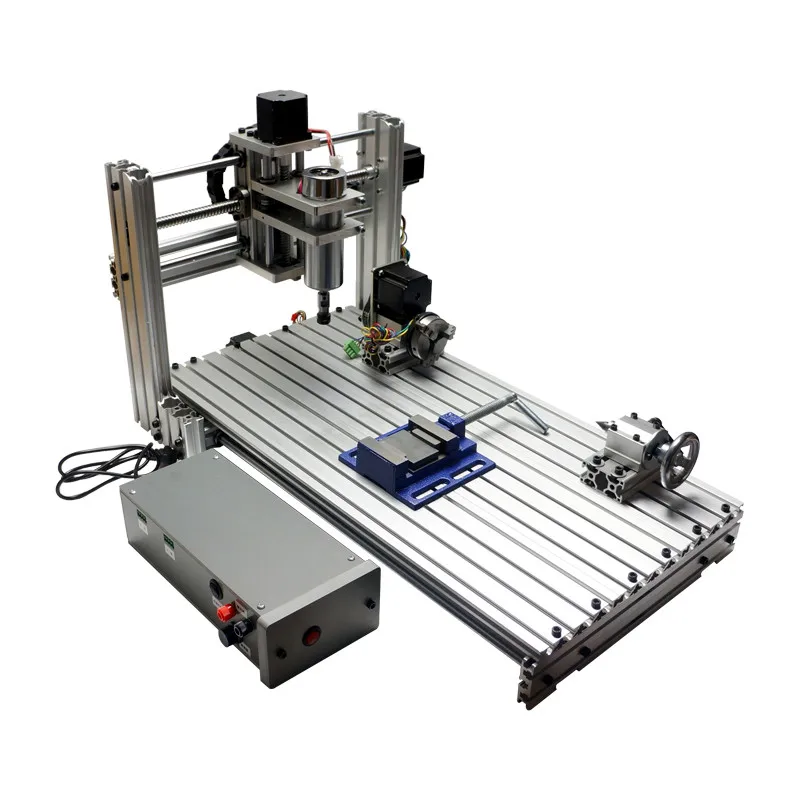 DIY CNC 3060 Металл 4 оси 400 Вт фрезерный станок более большой чем 3040 cnc гравировальный станок для дерева, акрила и пластика