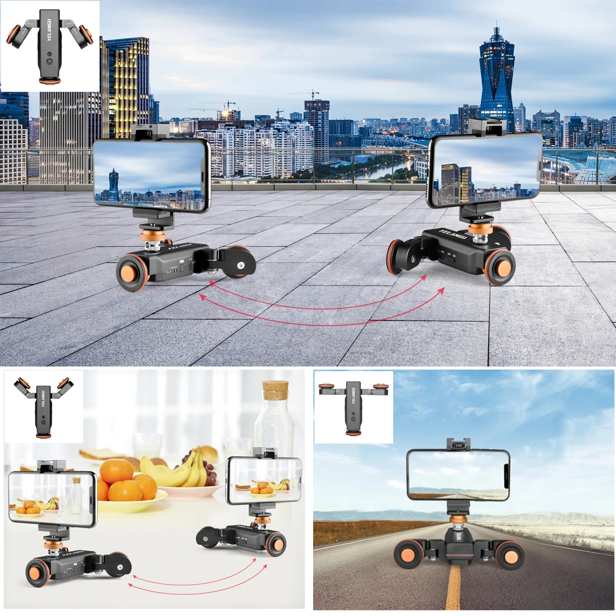 Câmera de Vídeo Slider para Canon Autodolly Motor Elétrico Pista Nikon Sony Dslr Iphone12 13 Xiaomi Yelangu L4x - Image 4
