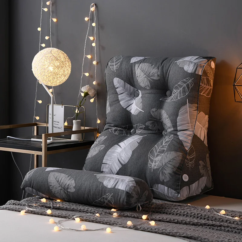 Скандинавская поясничная опора для офиса прикроватная Подушка треугольная