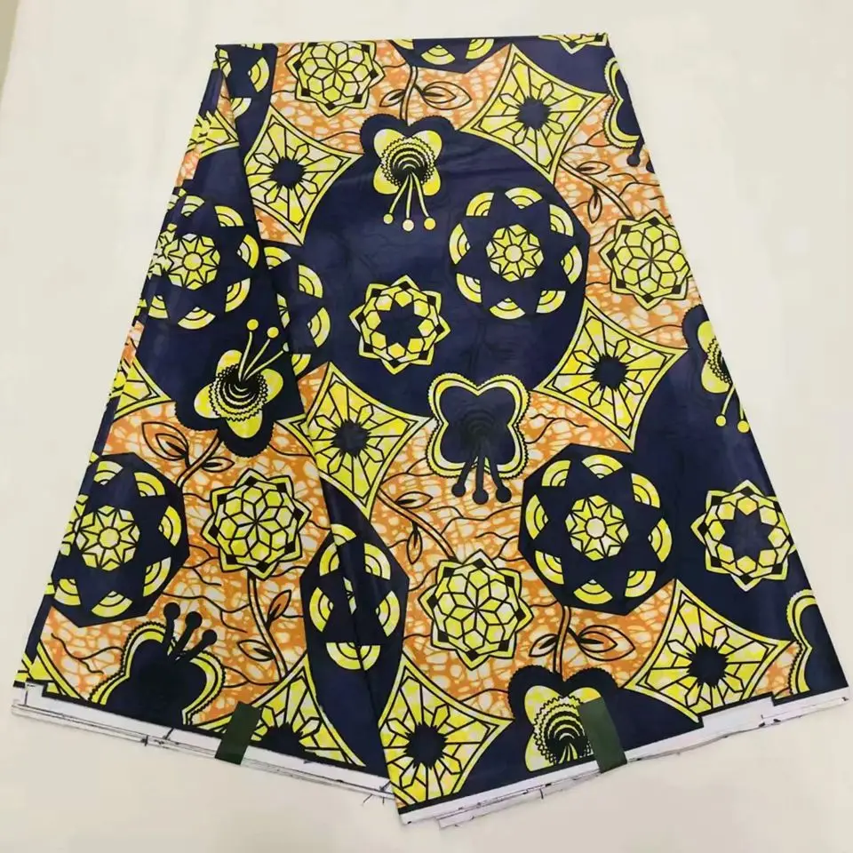 Mitex Печать Ткани Хлопчатобумажные для изготовления платьев юбки/африканские ткани Kitenge ткани африканская Pagne LSCW-17