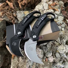 Высокая твердость нож Karambit лезвие точить складные ножи кемпинг выживания Тактические карманные коготь ножи ручные инструменты