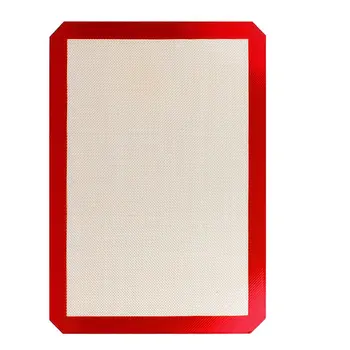 

Silicone Baking Mat Silicone Bakeware Mat Silicone + Glass Fiber Temperature Resistance Repeated Use Mat