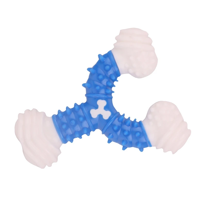 Синий Pet Molar Toy For Pet Chew Teeth Cleaning Poodles Filled With Thorns Puppy Puppy Toy Toothbrush Pet Dogs Supplies - Цвет: Синий