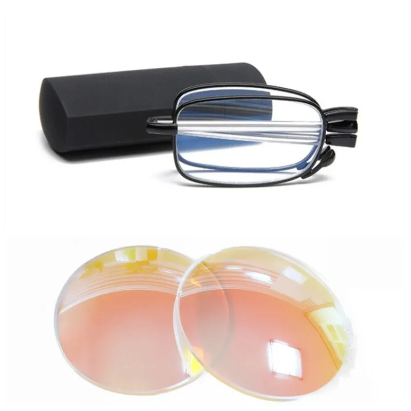 

Folding Custom Color blind glasses Color-blindness Corrective Glasses Women Men Mini Colorblind Eyewear Delivery Glasses Case