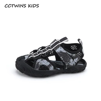 

CCTWINS Kids Shoes 2020 Summer Baby Boys Brand Soft Shoes Children Fashion Beach Sandals Toddlers Casual Flat BS537