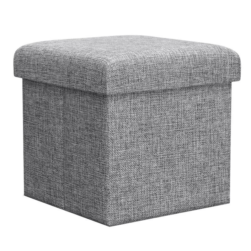 

Best Multifunction Fodable Storage Box Linens Cube Ottoman Seat Stool Box Footrest Linens Furniture Bench Shoes Rack