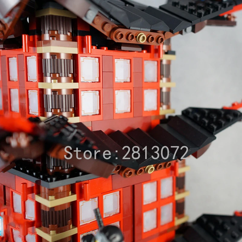 06022 ниндзя СОЗДАТЕЛЬ серии храма Airjitzu2150pcs 10427 модели строительные блоки кирпичи игрушки Совместимые 70751