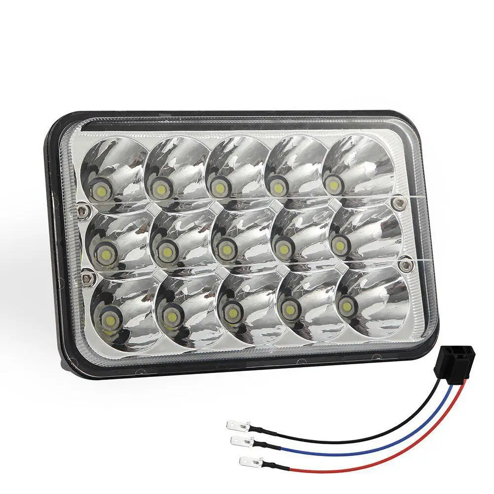

LED Square Headlight for Auto Die-cast Aluminum Casing 150w 5 Inches 4x6 LED Headlamp Suv Truck Working Lights Car Accessories