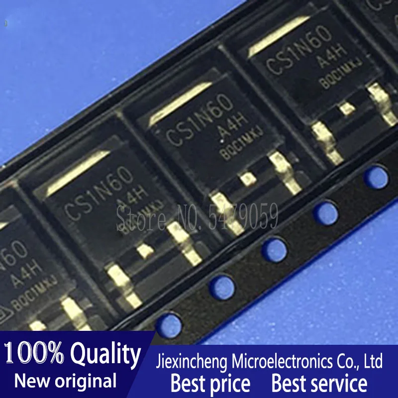 

50PCS CS1N60A4H CS1N60 TO252 1A 60V N-channel MOSFET New original