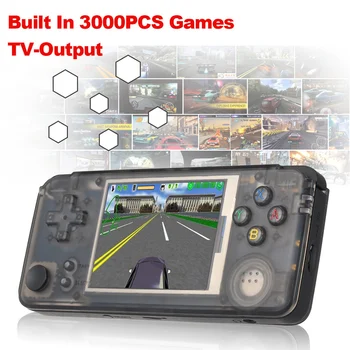 

Newest Upgrade Q9 Handheld Game Console 3.0" IPS Screen Portable Gaming Machine MP3 Music Player Built-in 3000 Classic Games