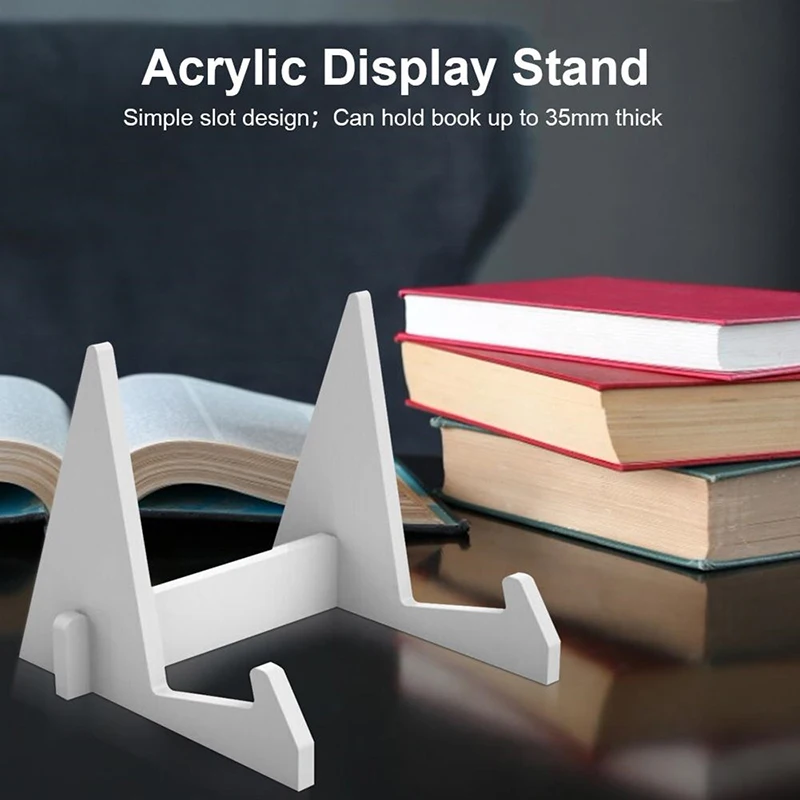 Tablet Book Display Stand Acrylic Photo Frame Brochure Artwork Holder Desk Organizer Carrier Office Archivadores De Documentos