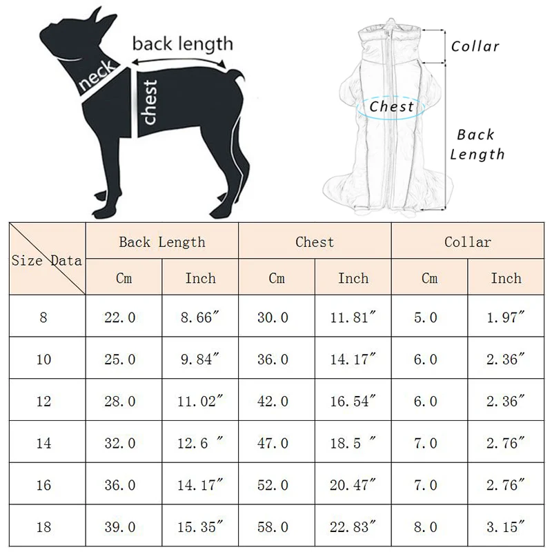 Warm Thicken Male Female Dog Jumpsuit for Small Dogs Winter Pet Donw Jacket Yorkshire Pug Bichon Overalls Puppy mascotas Clothes