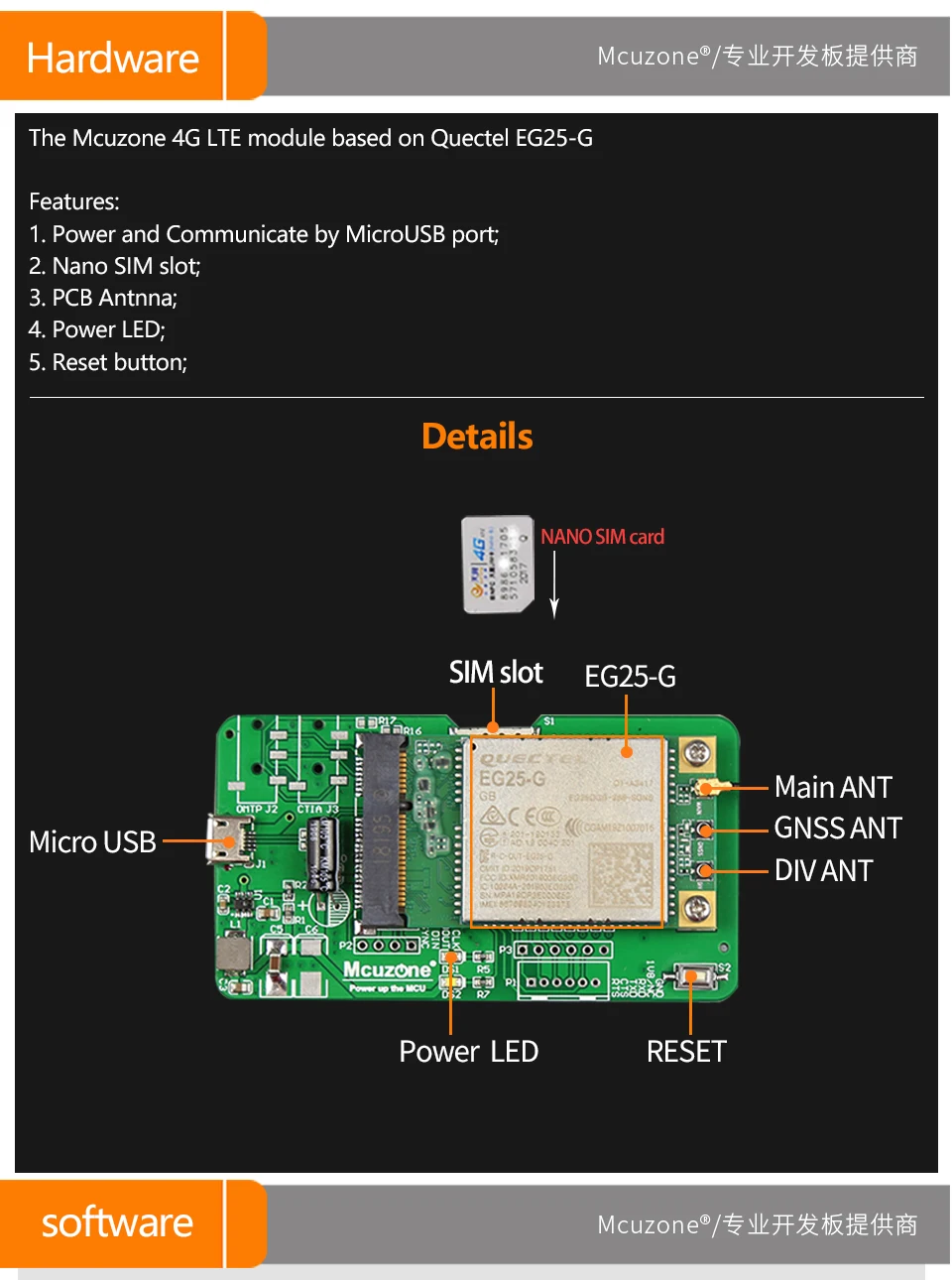 Quectel EG25-G глобальная полоса 4G LTE WCDMA GSM GPRS, для Raspberry Pi Rockchip ARM Android Linux Wince Windows Quectel EG25-G