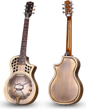 

Jonathan 17 series resonator guitar, resophonic guitars, Metal Body Duolian guiatrs
