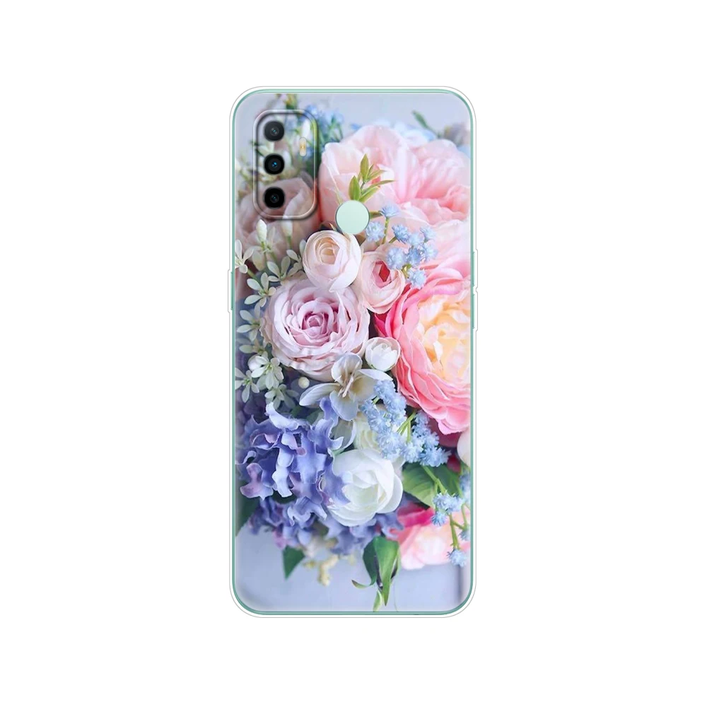 oppo phone back cover For OPPO A53 Case 2020 Silicon Soft TPU Phone Cover for OPPO A53S A32 Case Bumper OPPOA53 A 53 6.5" Fundas CPH2127 CPH2135 Etui cases for oppo cell phone Cases For OPPO