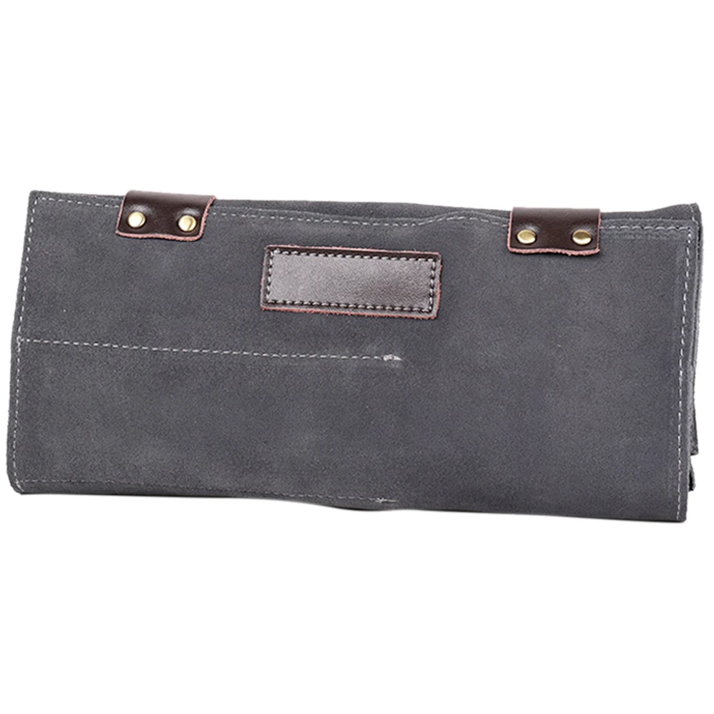 

Case Hair Scissor Bag Pouch Faux Leather Tools Hairdressing Salon 12 Pockets Portable Multifunctional Barber Handheld Storage