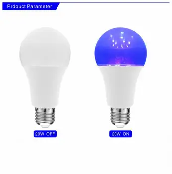 

4X 10W LED Sterilization Bulb UVC Disinfection Bulb E27 Ultraviolet Lamp Light