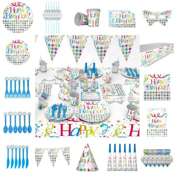 

90pcs/set Party Ribbon Letters Birthday Party Decoration White Theme Atmosphere Decorative Paper Product Supplies