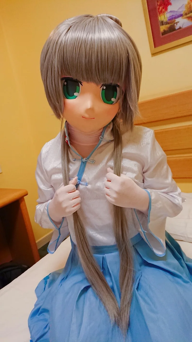 KGM 18) арбалет Девушка BJD кукла вокалоид3 комиксов маска Реалистичная силикано тианьи косплей Кигуруми Трансвестит маска