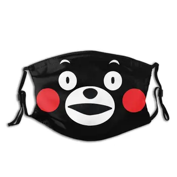 

Kumamon Adult Non-Disposable Mouth Face Mask Anti Bacterial Dust Mask With Filters Protection Cover Respirator Mouth Muffle