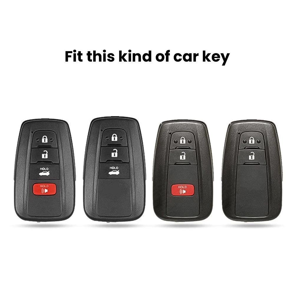 Умный чехол для ключей, Чехол-держатель для Toyota Camry CHR Prius Avalon RAV4 Corolla из высококачественного ТПУ, прочный держатель