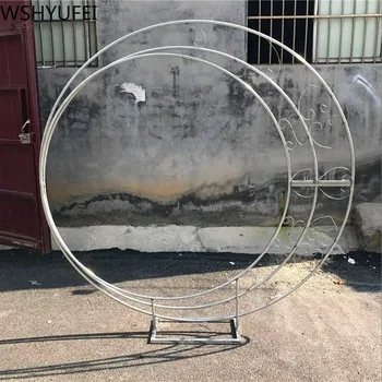 

Wedding Birthday Arch Decoration Background Wrought Props Flower Outdoor Lawn Mesh Screen Road Guide Christmas decoration