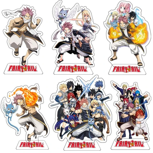 Anime FAIRY TAIL Colar Personagens De Desenhos Animados Natsu Feliz  Pingente Chaveiro Colares Jóias - AliExpress