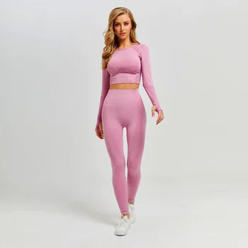 2021 Hot Sales Gym Suit Women Ropa Deportiva Mujer Sports Clothing Set Women Fitness Set