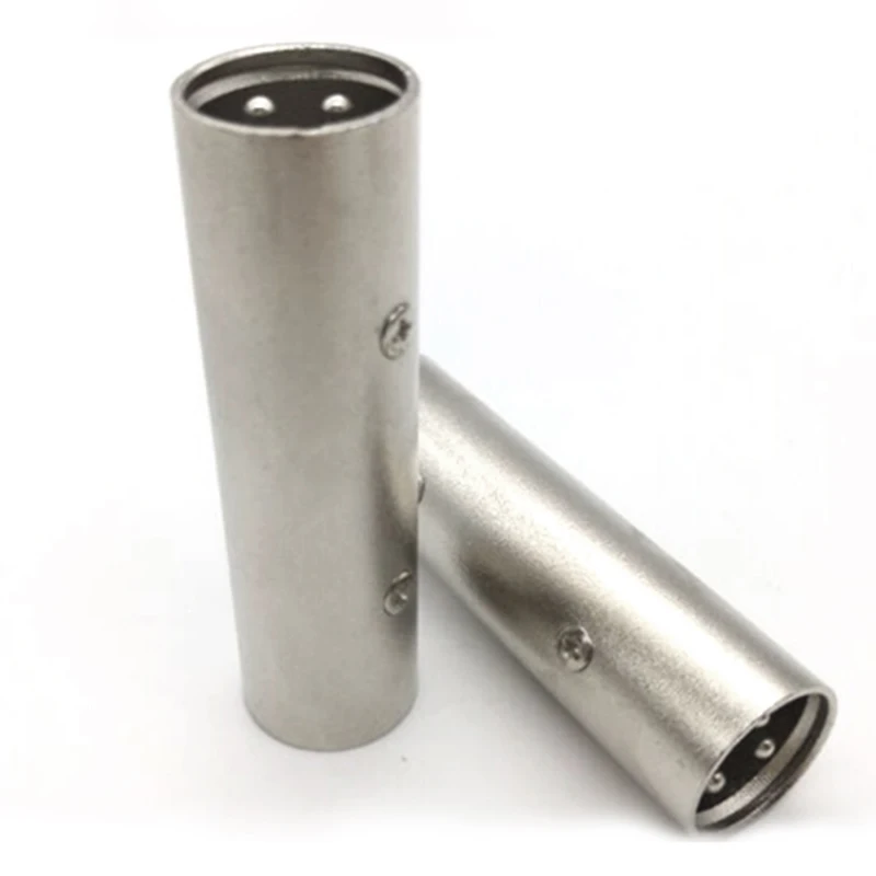 2 шт./упак. 3 Pin XLR кабель для мужчин XLR Мужской разъем аудио муфта Адаптерный микрофон адаптер усилителя для Neutrik 6,4 см